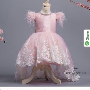 Itty bitty toes Alice gown